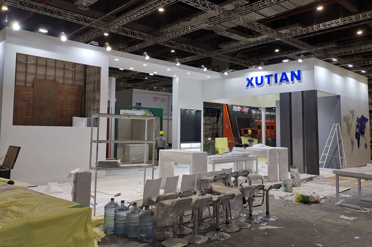 展臺(tái)搭建過程1